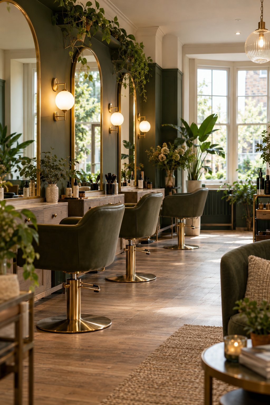 Illustrative image of a welcoming hair salon